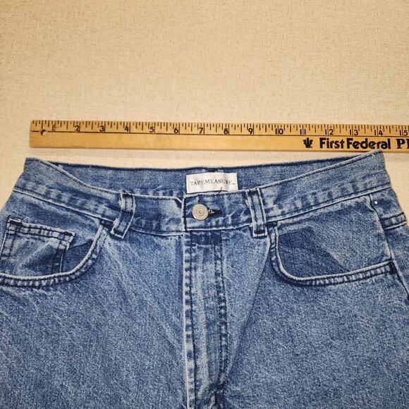 Anthropologie TapeMeasure Jeans Size 10 Mom Y2K High Waisted Rise Tapered Y2K - Picture 3 of 6